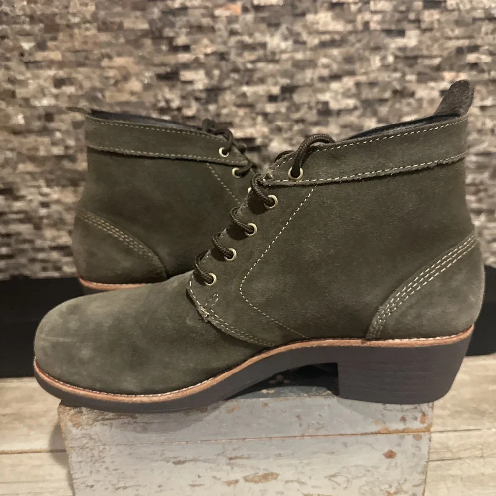 WORX by Red Wing 5124 Women's Zinc Chukka‎ Steel Toe Boots Size 8.5